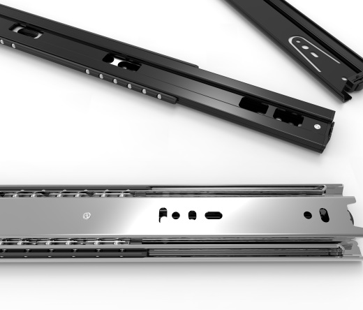抽屉伸缩导轨滑轨，Hettich KA5632 5332 ，长度450mm