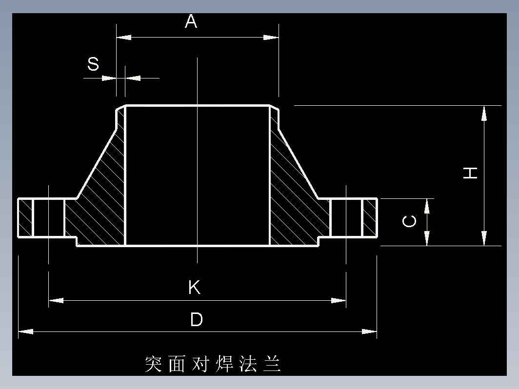 突面对焊法兰