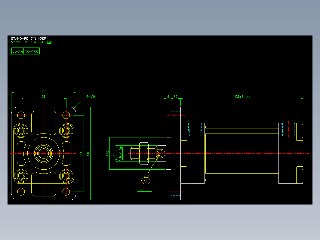 气缸 63FA