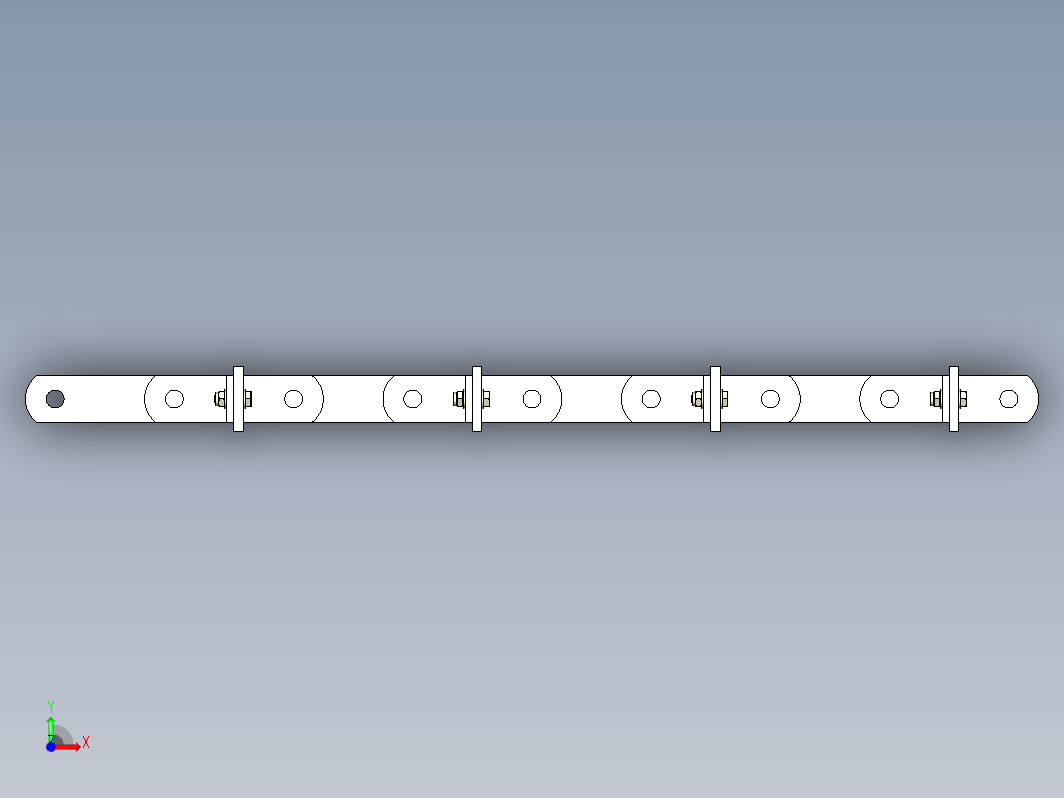 带翼板链条 输送链 ГОСТ 588-81  DIN 8167 带附件和链轮