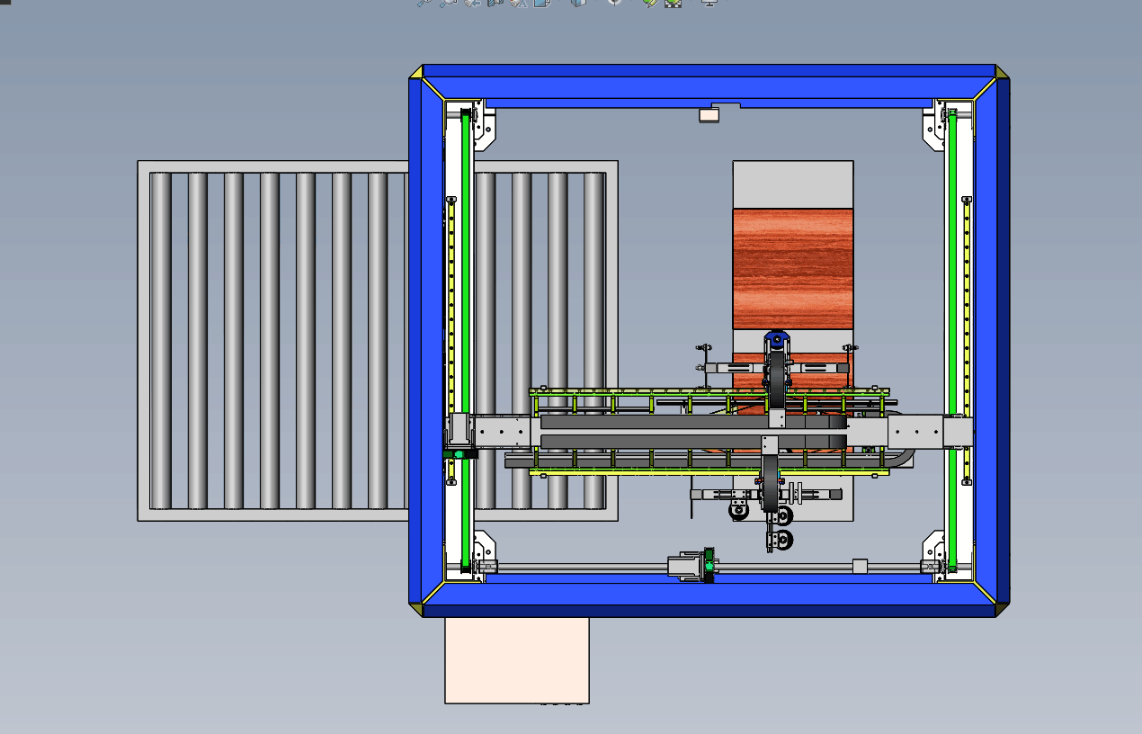 木板上料机3D模型