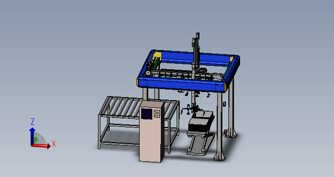 木板上料机3D模型