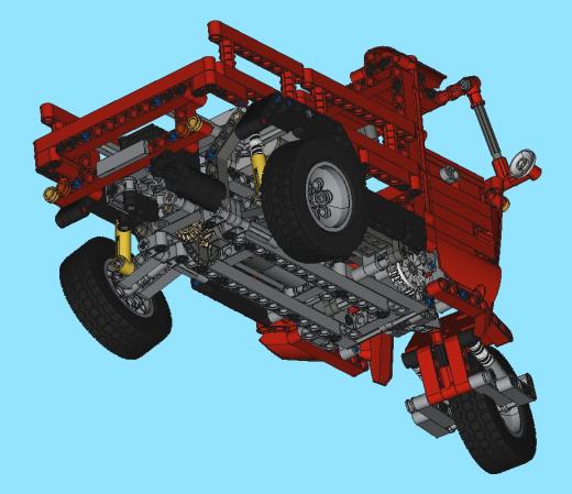 Lego Piaggio APE拼装三轮车玩具缩略图