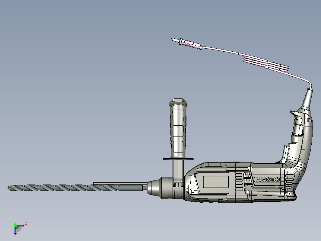 596轻型电锤CREO设计