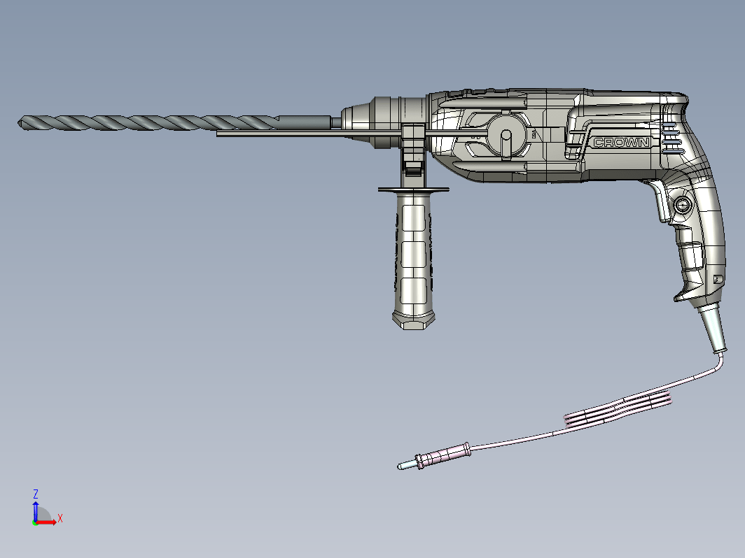 596轻型电锤CREO设计