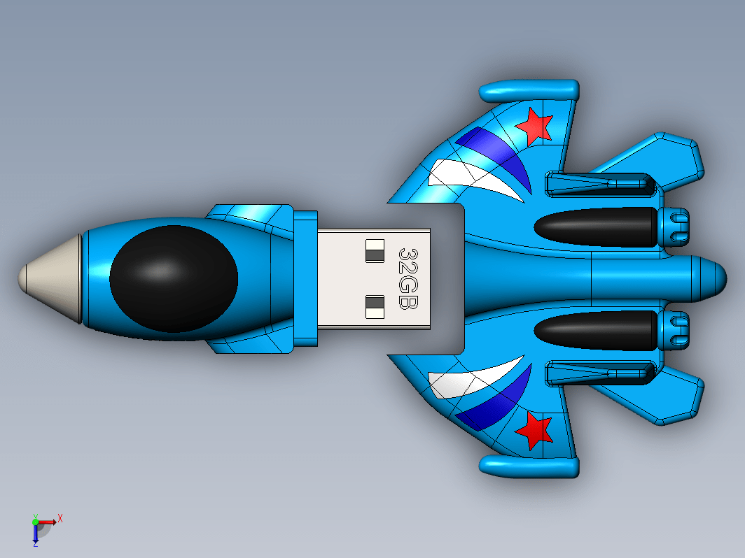 飞机造型USB闪存U盘