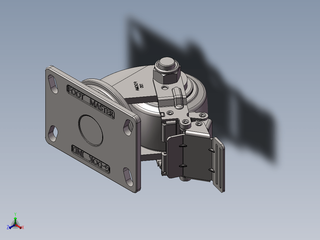 脚轮 GF-100-BSF