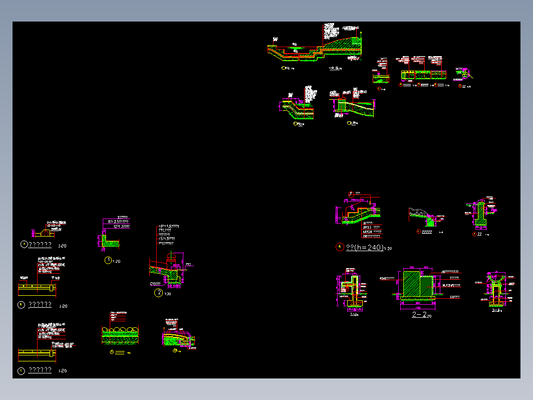 CAD施工图图集-06-路缘侧石