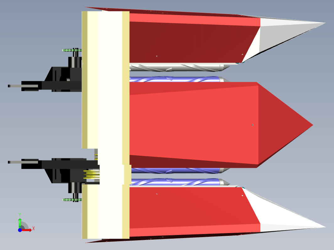 玉米收割机三维设计三维X-T+CAD+说明书