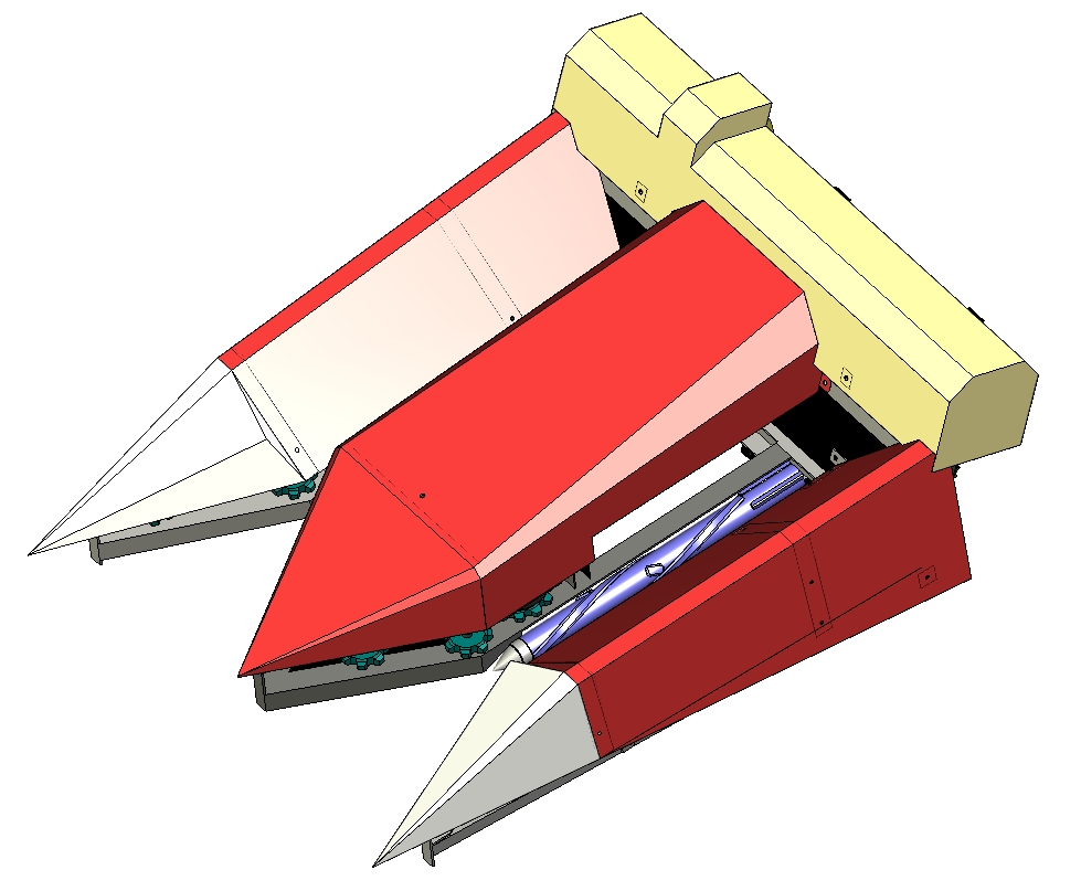 玉米收割机三维设计三维X-T+CAD+说明书