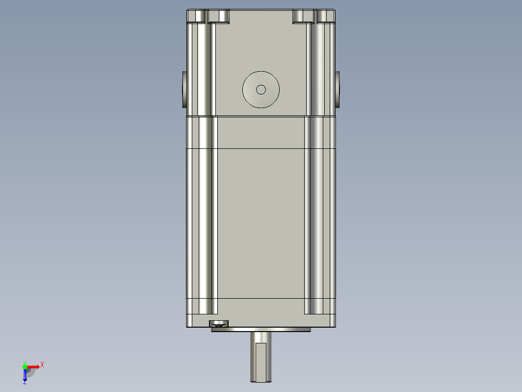 YK57HB80-04A-SC  57mm两相步进刹车电机（3D）