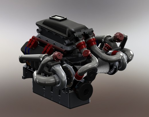 双涡轮发动机 Twin Turbo Small Block Chevy缩略图