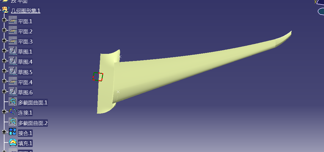 catia绘制波音飞机带详细曲面绘制过程