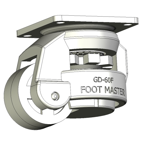 X 福马脚轮系列模型GD-40-F、GD-60-F、GD-80-F、GD-100-F三维缩略图