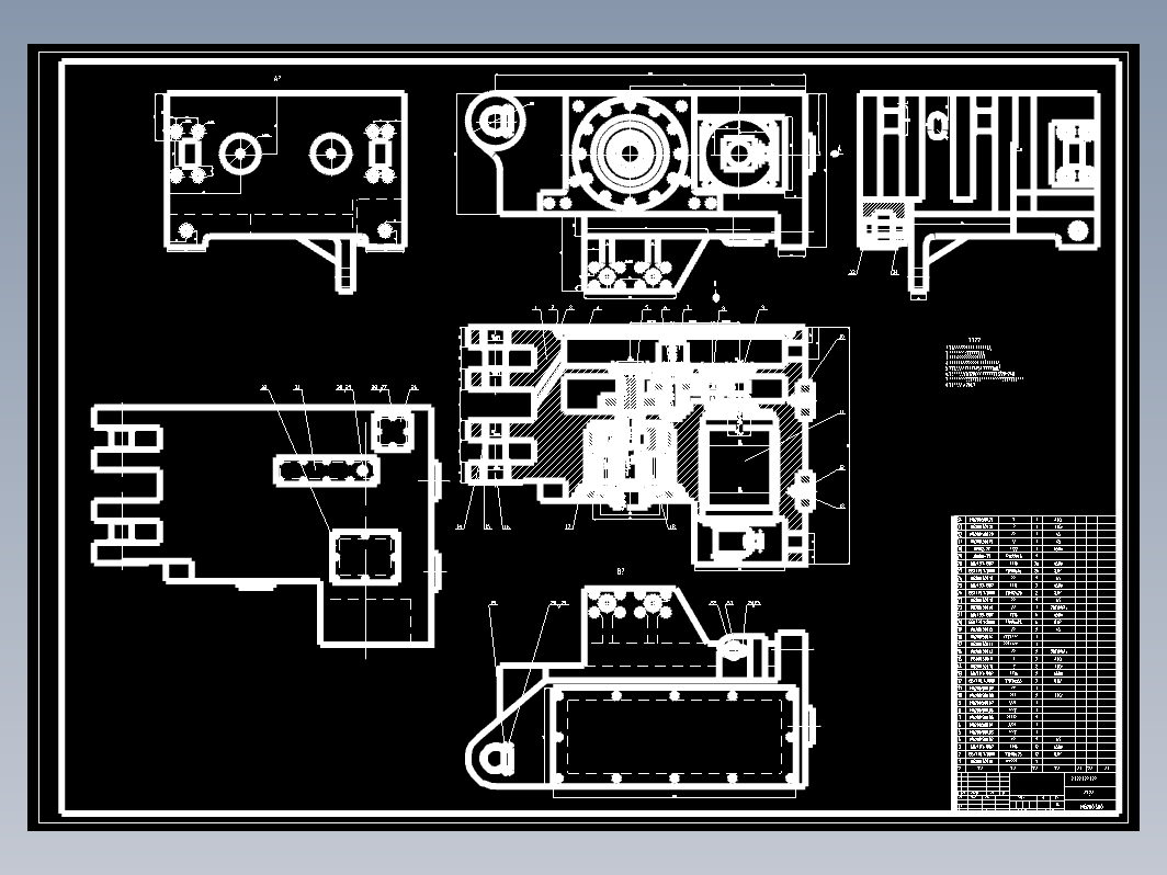 MG200500-WD采煤机牵引部设计+CAD+说明书