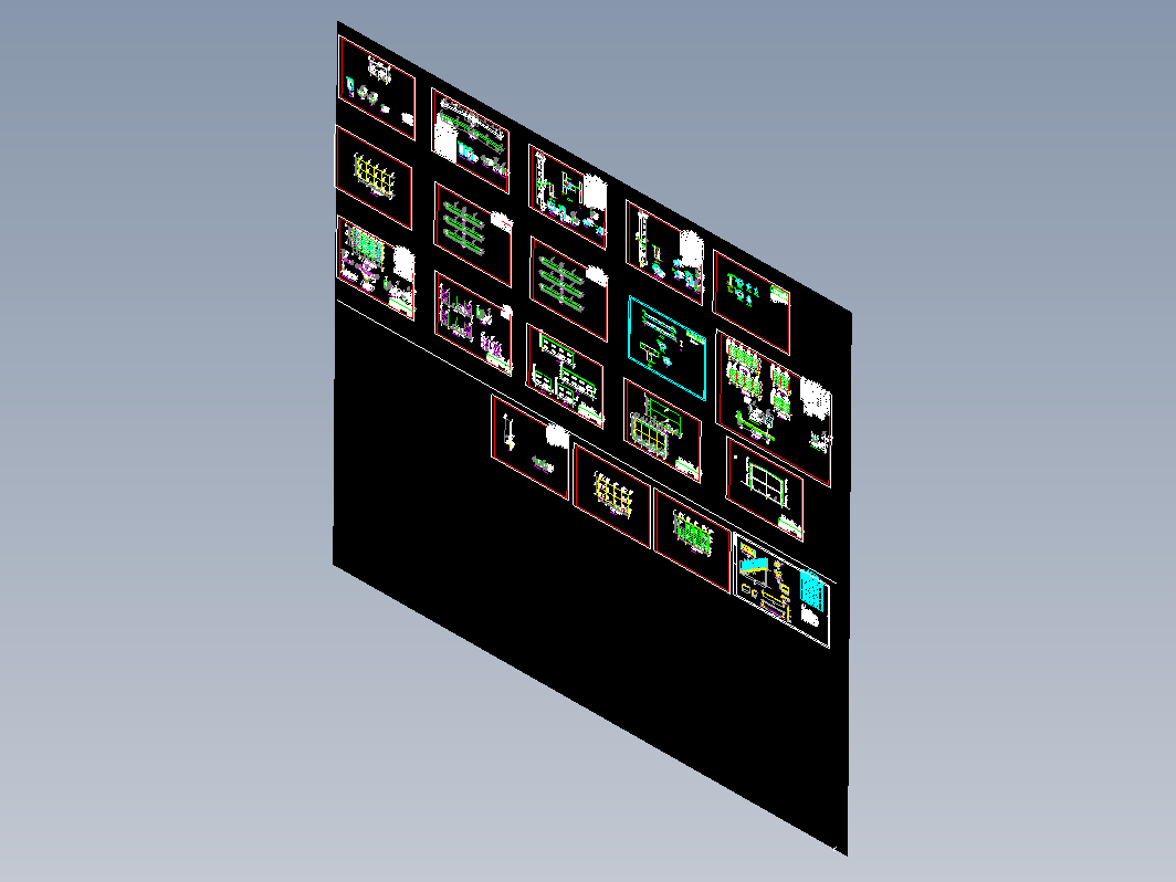 双层厂房建筑施工图