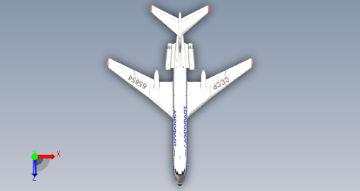 F0144-Tu-134喷气客机缩略图