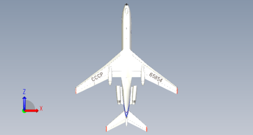 F0144-Tu-134喷气客机缩略图