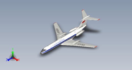 F0144-Tu-134喷气客机缩略图