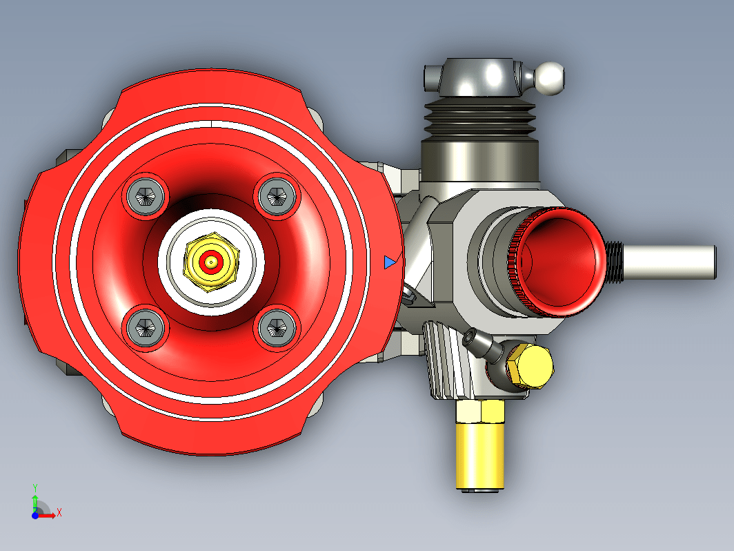 5.5cm3模型发动机