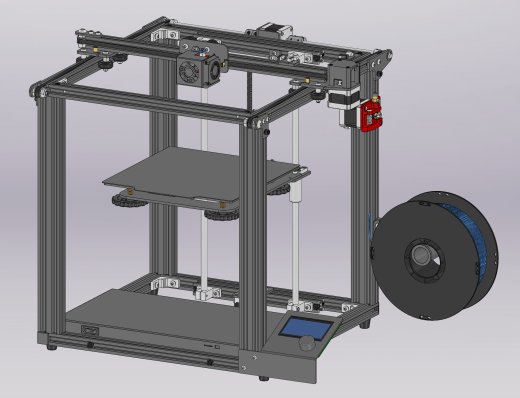 Creality Ender 5 3D打印机结构缩略图