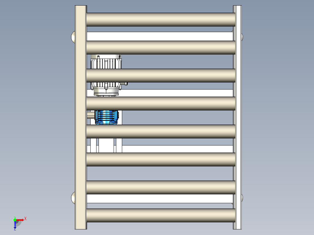 Rulolu输送机构3D图纸 STEP