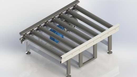 Rulolu输送机构3D图纸 STEP