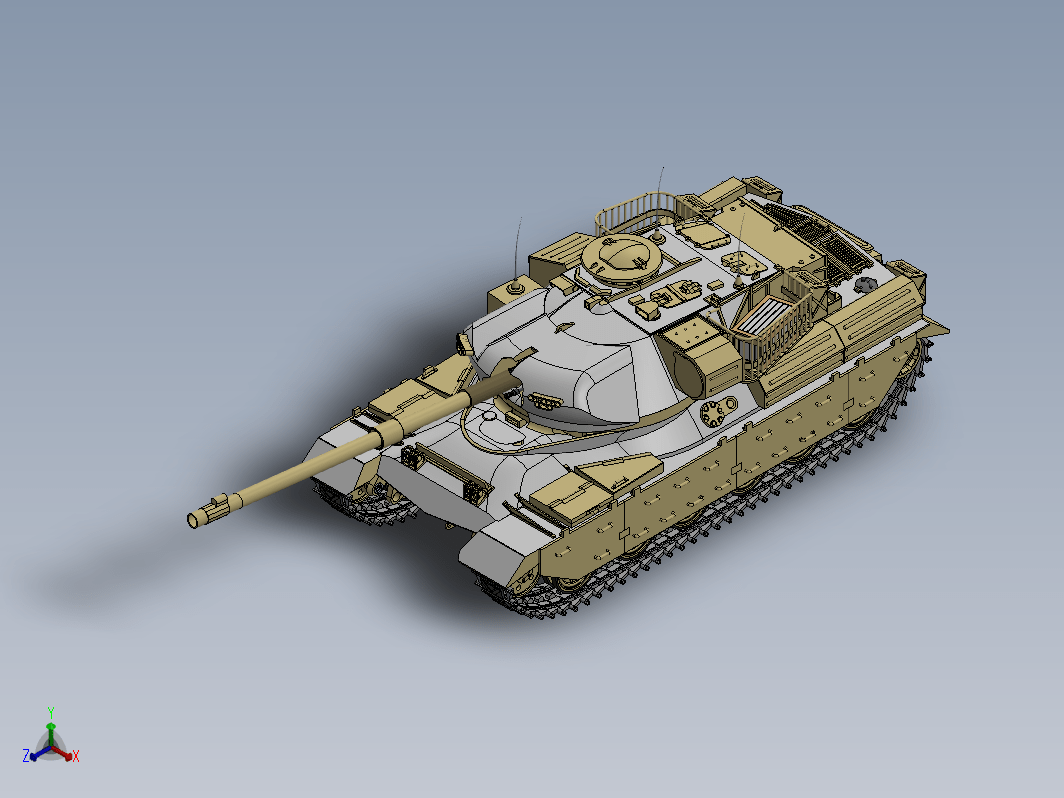主战坦克模型 Chieftain MK5
