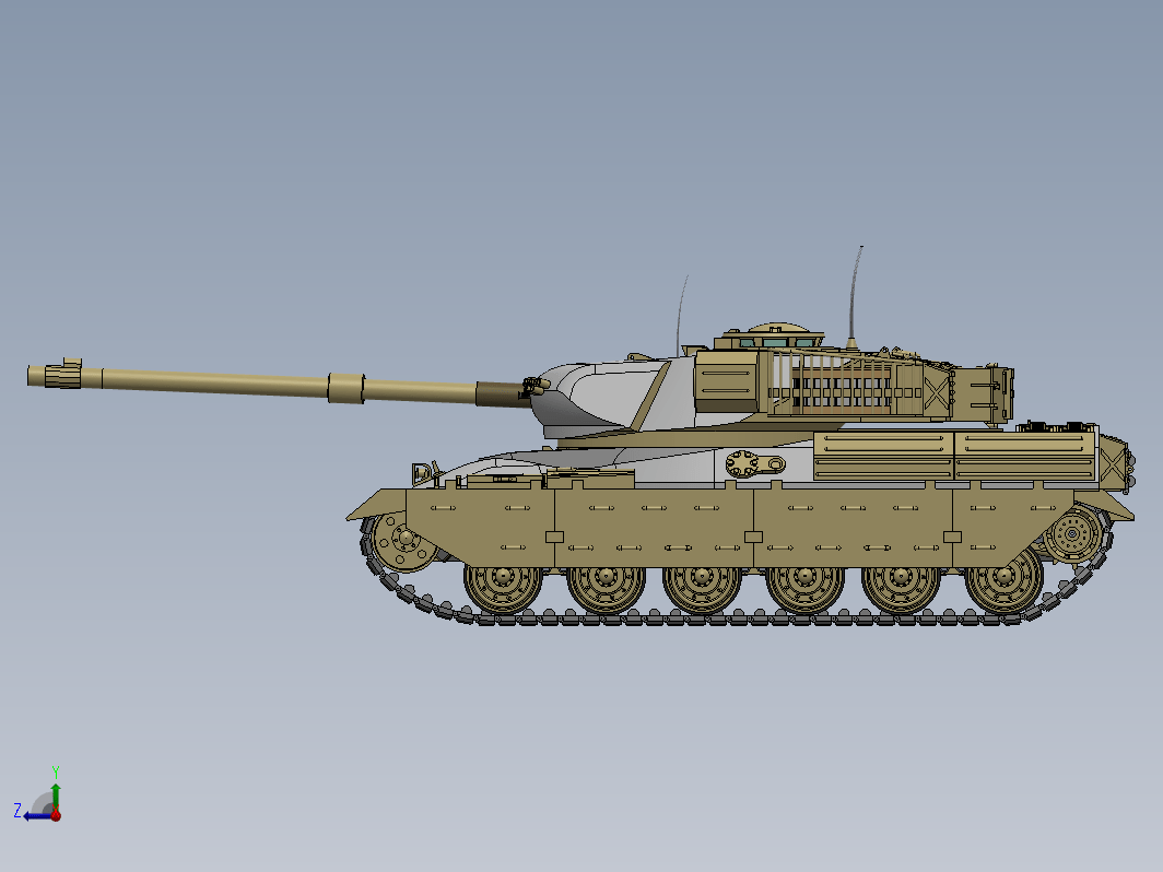 主战坦克模型 Chieftain MK5