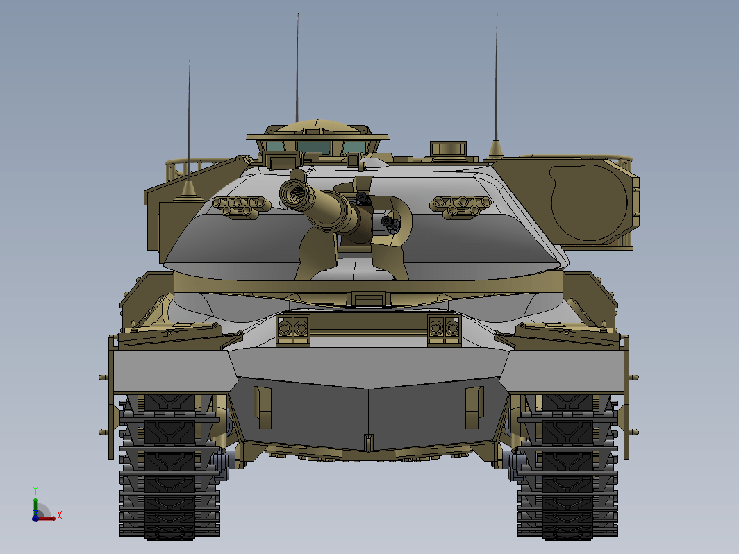 主战坦克模型 Chieftain MK5