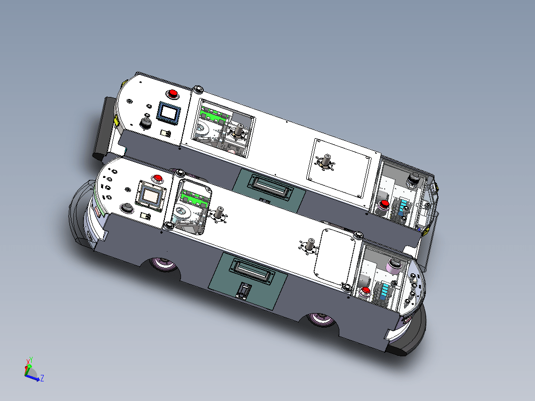 超短型双向潜入式AGV(1.7米）