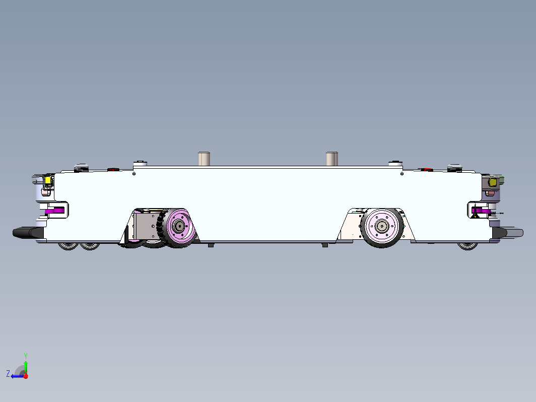 超短型双向潜入式AGV(1.7米）