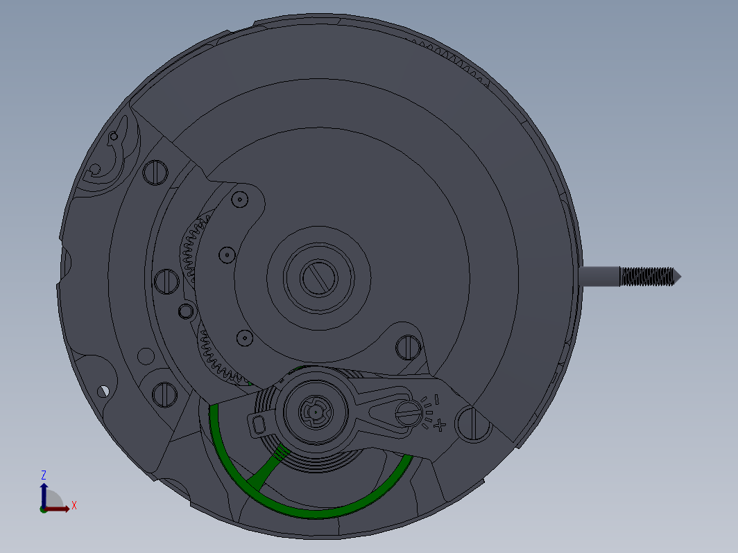 钟表手表机械机机芯2824-2机芯3D