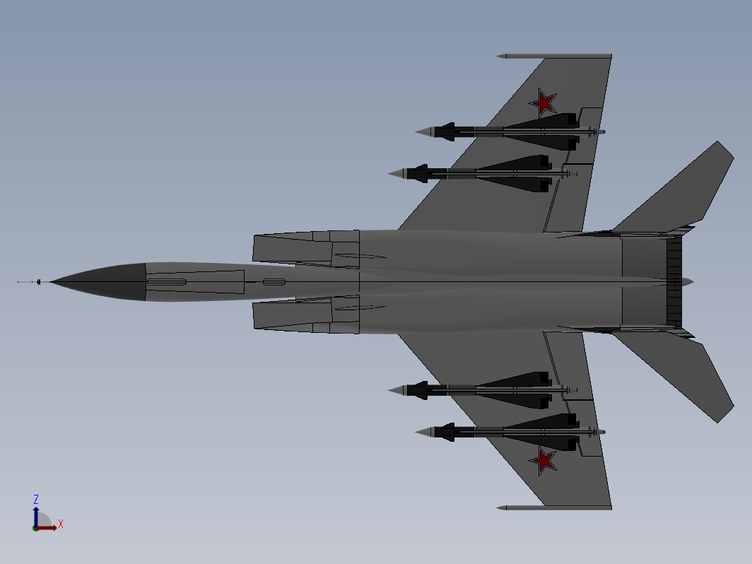 MiG-25 Foxbat米格-25战斗机