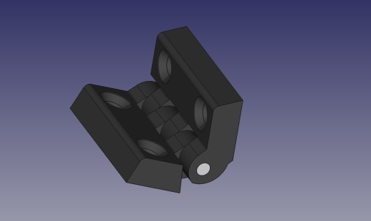 塑料 30mm x 30mm 铰链缩略图