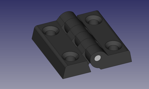 塑料 30mm x 30mm 铰链缩略图