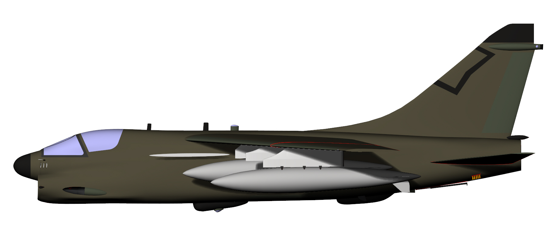 LTV A-7 Corsair II  亚音速轻型攻击机