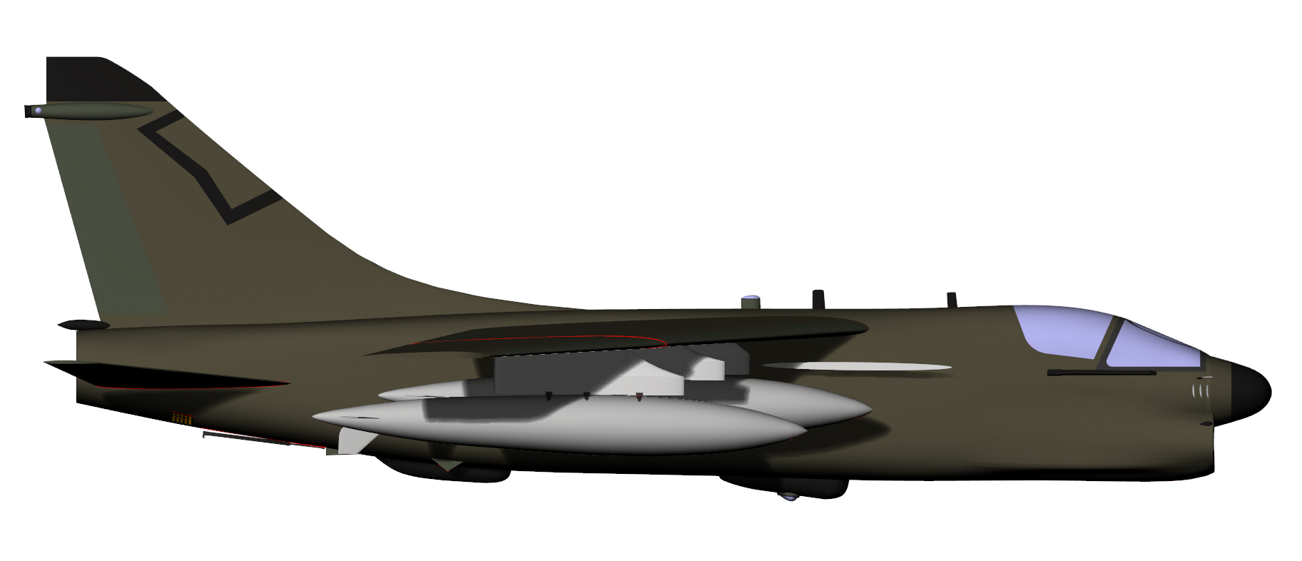 LTV A-7 Corsair II  亚音速轻型攻击机