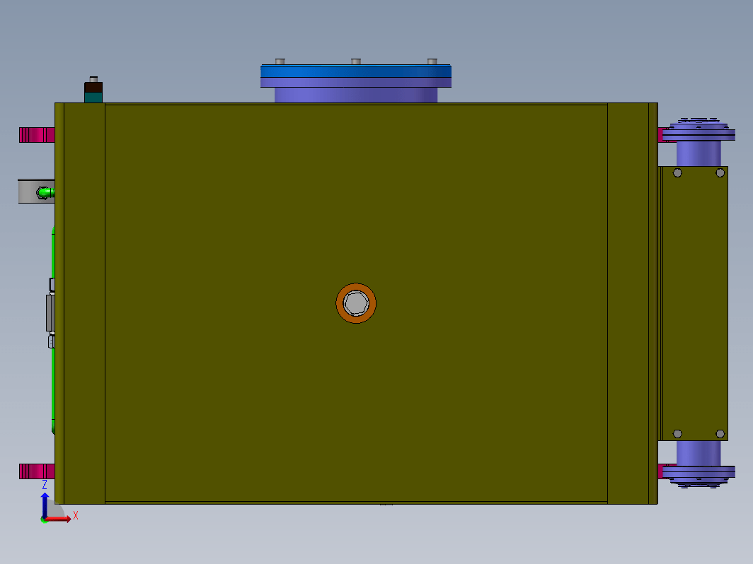 双作用缸液压动力站设计三维SW2018带参+CAD+说明书