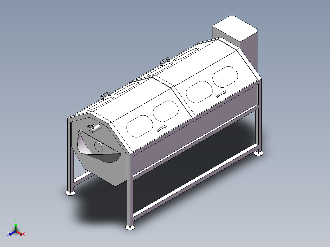 芋头清洗机（sw+cad+说明书）