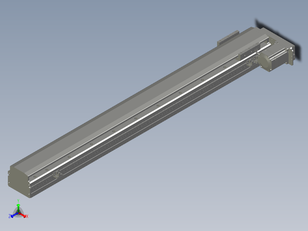 MT100BS-L900 线性模组 直线滑台模型.MT100BS.L10.900.BR.M20B.C4.3D