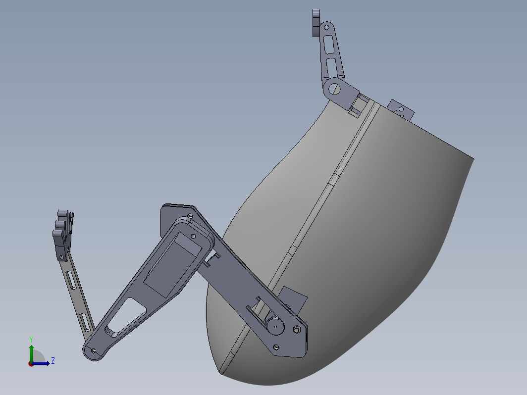 仿生青蛙跳跃机器人三维+CAD