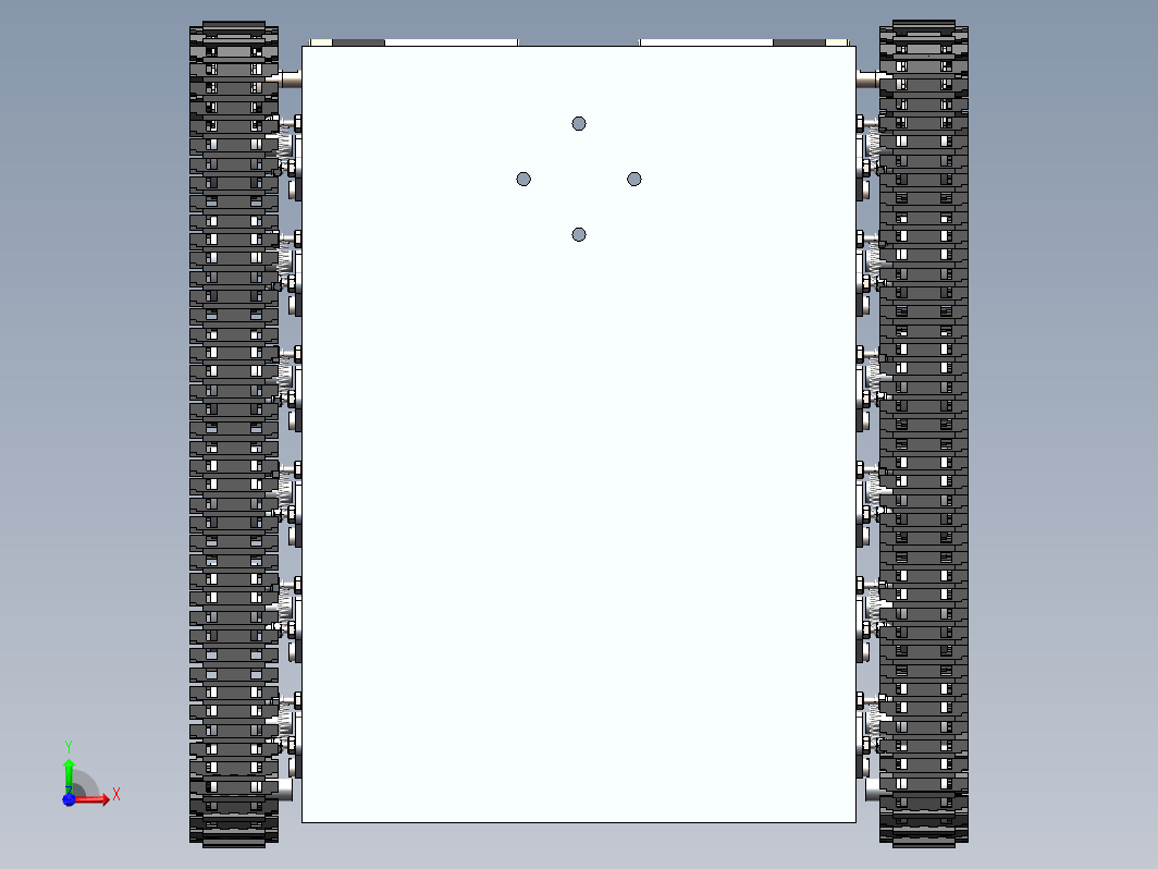 履带机器人底盘设计三维SW2018带参