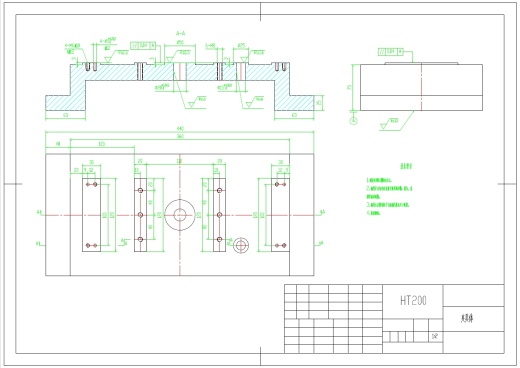 锥齿轮座设计钻孔夹具含详细设计资料三维UG10.0无参+CAD+说明书缩略图
