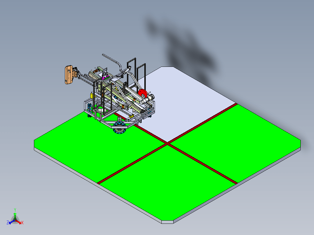 ROBOT 2019 MR1搬运放置全向轮机器人车