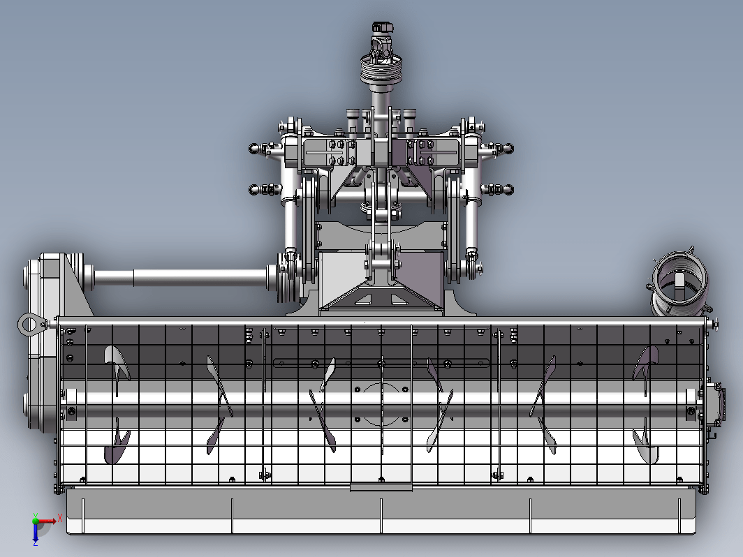 移动式混凝土搅拌机1200X2050X895