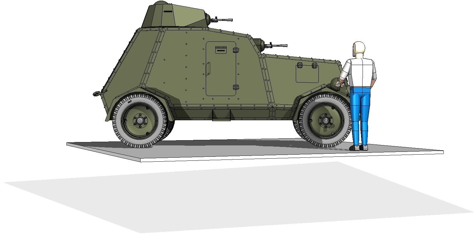 UNL-35装甲车造型