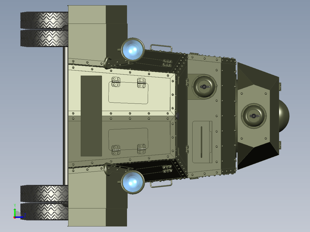 UNL-35装甲车造型