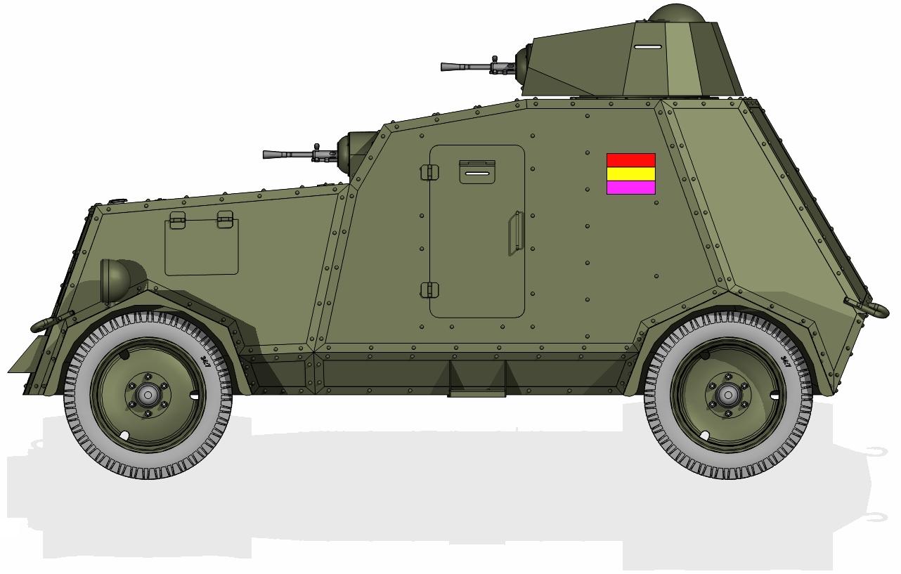 UNL-35装甲车造型