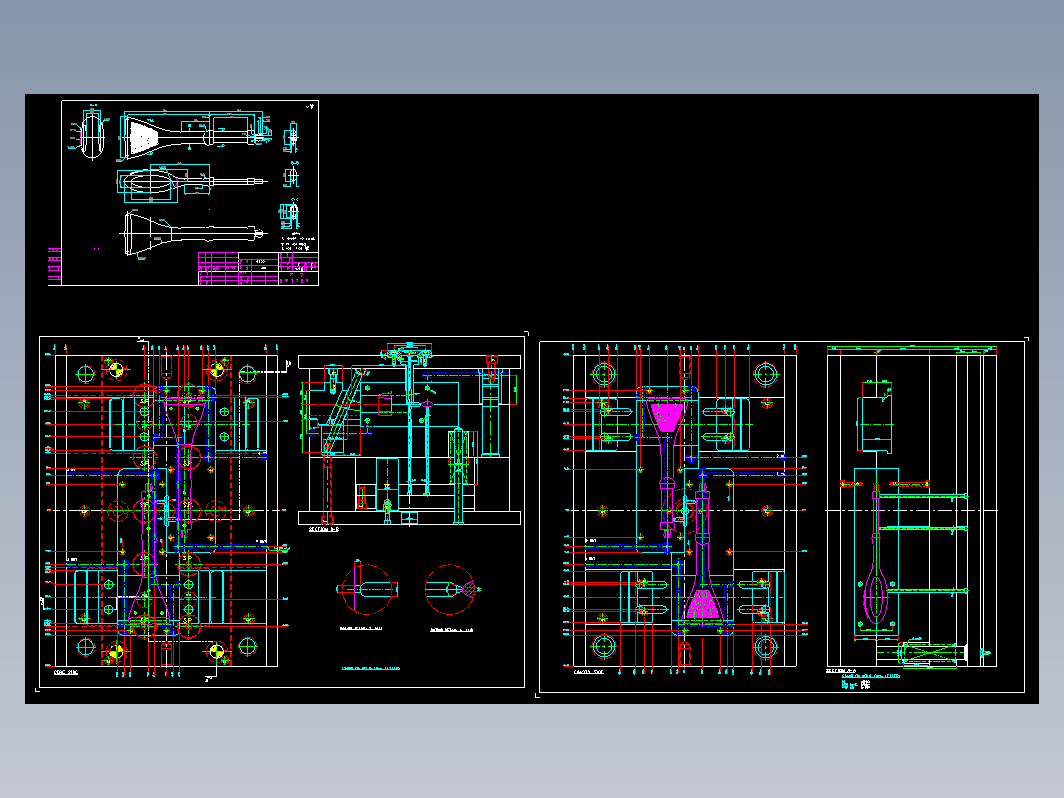 模具结构图—060-2行位错呵